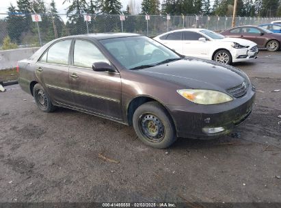 2003 TOYOTA CAMRY XLE Brown  Gasoline JTDBE32K430167511 photo #1