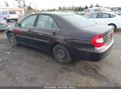 2003 TOYOTA CAMRY XLE Brown  Gasoline JTDBE32K430167511 photo #4