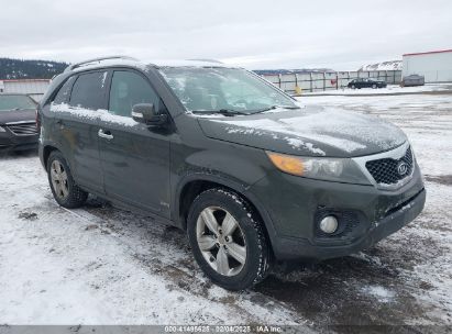 2012 KIA SORENTO EX V6 Gray  Gasoline 5XYKUDA2XCG200628 photo #1