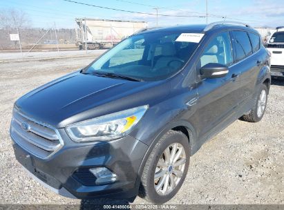 2017 FORD ESCAPE TITANIUM Gray  Gasoline 1FMCU9JD6HUA78340 photo #3