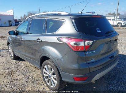 2017 FORD ESCAPE TITANIUM Gray  Gasoline 1FMCU9JD6HUA78340 photo #4