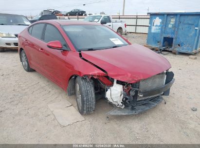 2018 HYUNDAI ELANTRA VALUE EDITION Red  Gasoline 5NPD84LF3JH335033 photo #1