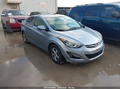 2015 HYUNDAI ELANTRA SE Silver  Gasoline 5NPDH4AE1FH581192 photo #1