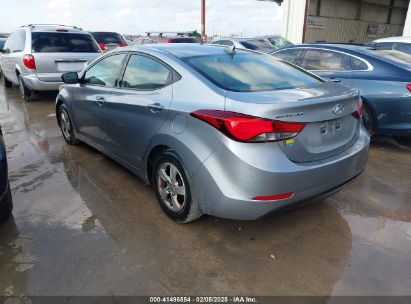 2015 HYUNDAI ELANTRA SE Silver  Gasoline 5NPDH4AE1FH581192 photo #4