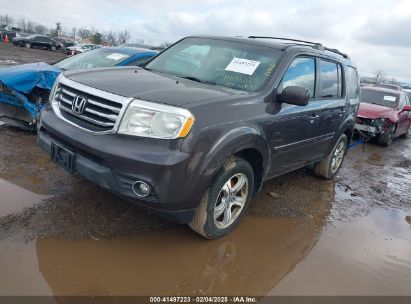 2012 HONDA PILOT EX-L Gray  Gasoline 5FNYF4H77CB015563 photo #3