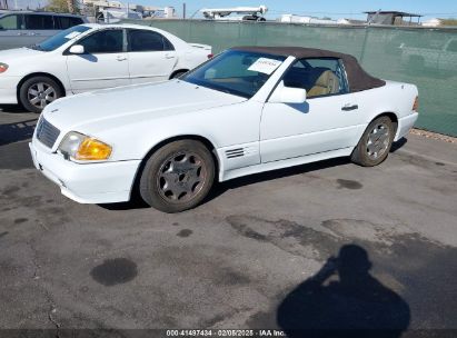 1991 MERCEDES-BENZ 500 SL White  Gasoline WDBFA66E0MF017413 photo #3