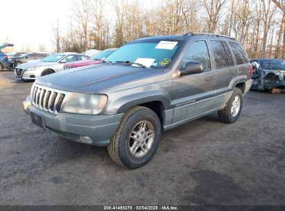 2002 JEEP GRAND CHEROKEE LAREDO Gray  Gasoline 1J8GW48S22C233592 photo #3