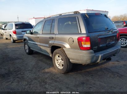 2002 JEEP GRAND CHEROKEE LAREDO Gray  Gasoline 1J8GW48S22C233592 photo #4