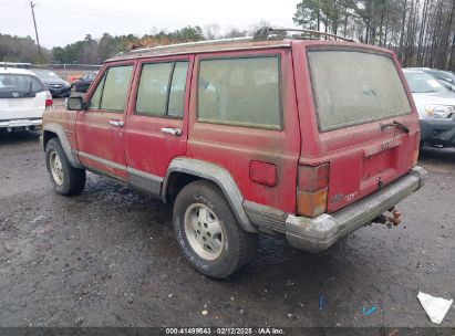 1992 JEEP CHEROKEE LAREDO Red  Gasoline 1J4FT58S4NL127516 photo #4