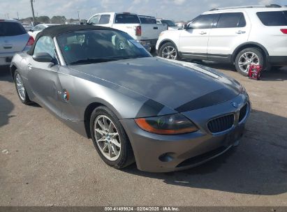 2003 BMW Z4 2.5I Gray  Gasoline 4USBT33433LS46604 photo #1