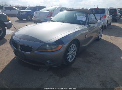 2003 BMW Z4 2.5I Gray  Gasoline 4USBT33433LS46604 photo #3