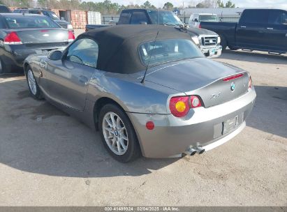 2003 BMW Z4 2.5I Gray  Gasoline 4USBT33433LS46604 photo #4