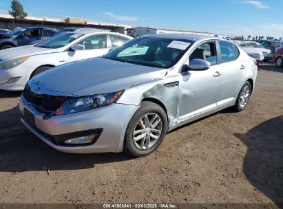 2013 KIA OPTIMA LX Silver  Gasoline KNAGM4A71D5411483 photo #3