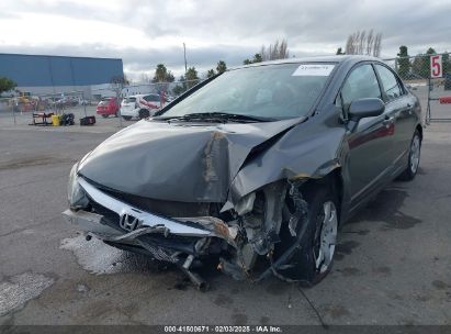 2011 HONDA CIVIC LX Gray  gas 19XFA1F55BE048880 photo #3