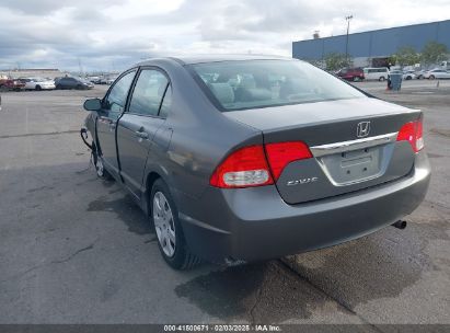 2011 HONDA CIVIC LX Gray  gas 19XFA1F55BE048880 photo #4