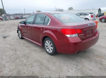 2011 SUBARU LEGACY 2.5I PREMIUM Burgundy  Gasoline 4S3BMBC60B3249392 photo #4