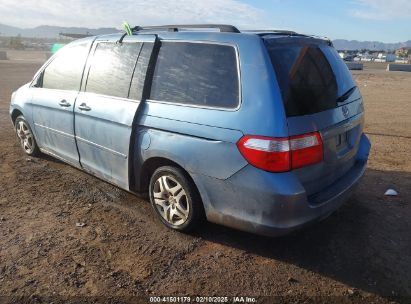 2005 HONDA ODYSSEY EX-L Blue  Gasoline 5FNRL38715B045670 photo #4