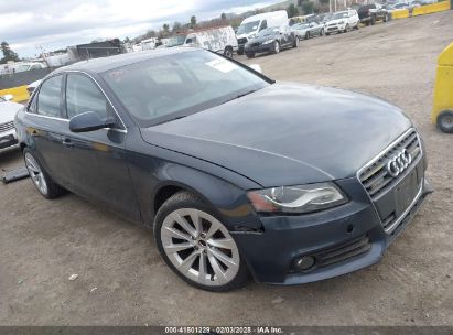 2010 AUDI A4 2.0T PREMIUM Blue  Gasoline WAUEFAFL2AN001812 photo #1