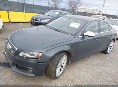 2010 AUDI A4 2.0T PREMIUM Blue  Gasoline WAUEFAFL2AN001812 photo #3