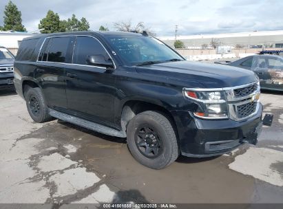 2017 CHEVROLET TAHOE COMMERCIAL FLEET Black  Gasoline 1GNLCDEC0HR223538 photo #1