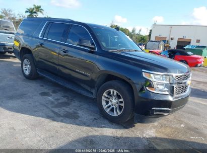 2018 CHEVROLET SUBURBAN LT Black  Gasoline 1GNSCHKC7JR111560 photo #1