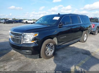 2018 CHEVROLET SUBURBAN LT Black  Gasoline 1GNSCHKC7JR111560 photo #3