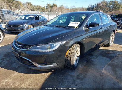 2016 CHRYSLER 200 C Black  Flexible Fuel 1C3CCCEG8GN114616 photo #3