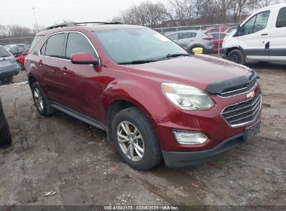 2016 CHEVROLET EQUINOX LT Red  Gasoline 2GNALCEK6G1167752 photo #1