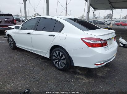 2017 HONDA ACCORD HYBRID White  Hybrid JHMCR6F36HC010984 photo #4