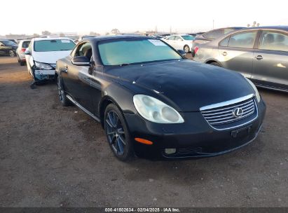 2002 LEXUS SC 430 Black  Gasoline JTHFN48Y020009103 photo #1