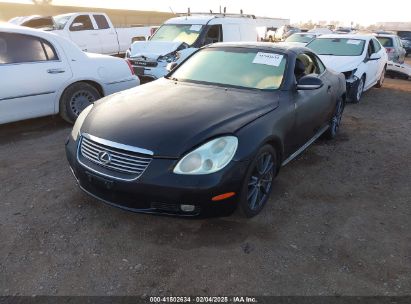 2002 LEXUS SC 430 Black  Gasoline JTHFN48Y020009103 photo #3