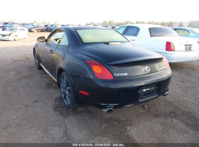 2002 LEXUS SC 430 Black  Gasoline JTHFN48Y020009103 photo #4