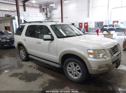 2010 FORD EXPLORER EDDIE BAUER White  Gasoline 1FMEU7EE0AUA29091 photo #1