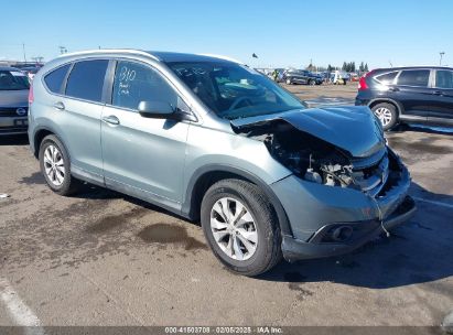 2012 HONDA CR-V EX-L Green  Gasoline JHLRM4H71CC020428 photo #1