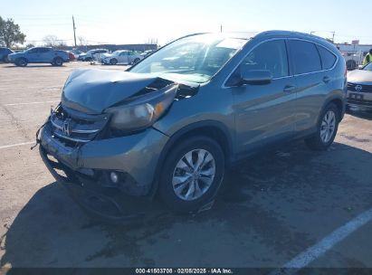 2012 HONDA CR-V EX-L Green  Gasoline JHLRM4H71CC020428 photo #3