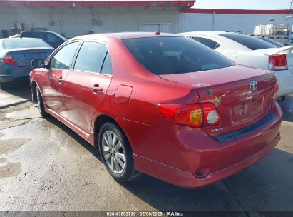 2010 TOYOTA COROLLA S Red sedan 4d gas 1NXBU4EE0AZ224979 photo #4