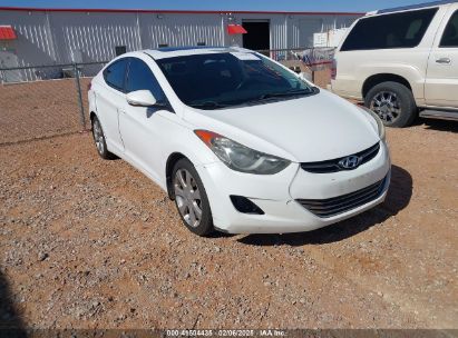 2013 HYUNDAI ELANTRA LIMITED White  Gasoline 5NPDH4AE6DH427798 photo #1