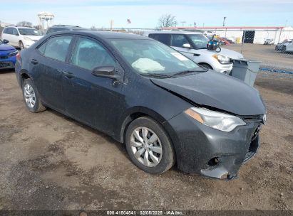 2016 TOYOTA COROLLA LE Black  Gasoline 2T1BURHE2GC567490 photo #1