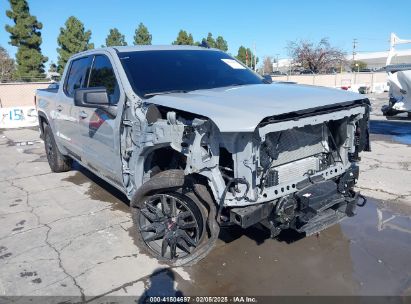 2024 GMC SIERRA 1500 4WD  SHORT BOX ELEVATION WITH 3SB Gray  Gasoline 1GTPUCEK2RZ206461 photo #1