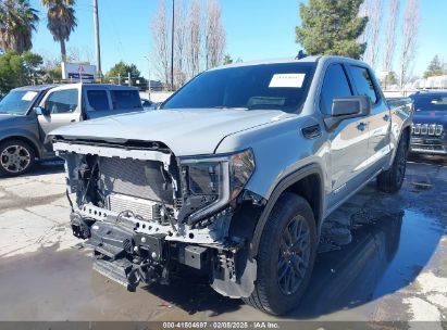 2024 GMC SIERRA 1500 4WD  SHORT BOX ELEVATION WITH 3SB Gray  Gasoline 1GTPUCEK2RZ206461 photo #3