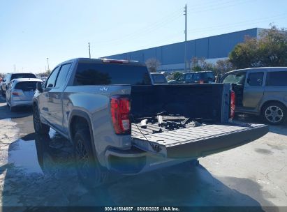 2024 GMC SIERRA 1500 4WD  SHORT BOX ELEVATION WITH 3SB Gray  Gasoline 1GTPUCEK2RZ206461 photo #4