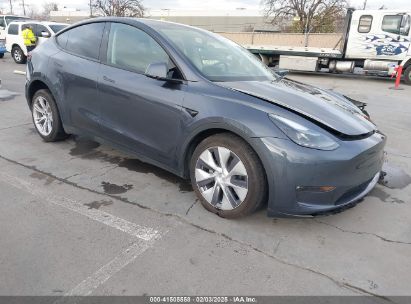 2023 TESLA MODEL Y AWD/LONG RANGE DUAL MOTOR ALL-WHEEL DRIVE Gray  Electric 7SAYGDEE1PF914086 photo #1