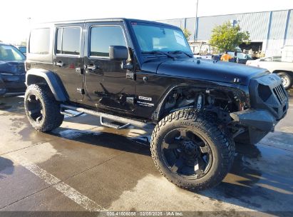 2018 JEEP WRANGLER JK UNLIMITED SPORT 4X4 Black  Flexible Fuel 1C4BJWDG7JL818843 photo #1