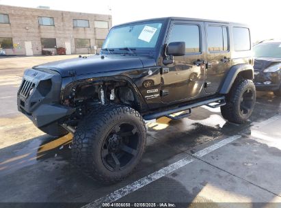 2018 JEEP WRANGLER JK UNLIMITED SPORT 4X4 Black  Flexible Fuel 1C4BJWDG7JL818843 photo #3