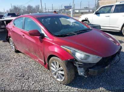 2015 HYUNDAI ELANTRA SE Red  Gasoline 5NPDH4AE4FH561292 photo #1