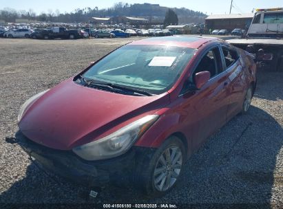 2015 HYUNDAI ELANTRA SE Red  Gasoline 5NPDH4AE4FH561292 photo #3