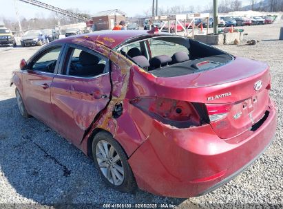 2015 HYUNDAI ELANTRA SE Red  Gasoline 5NPDH4AE4FH561292 photo #4