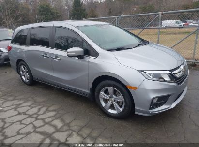 2018 HONDA ODYSSEY EX-L Silver  Gasoline 5FNRL6H79JB069520 photo #1