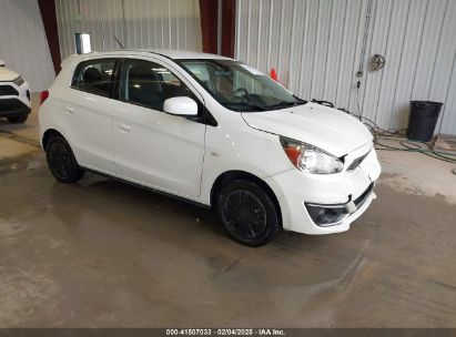 2018 MITSUBISHI MIRAGE ES White  Gasoline ML32A3HJ9JH004929 photo #1