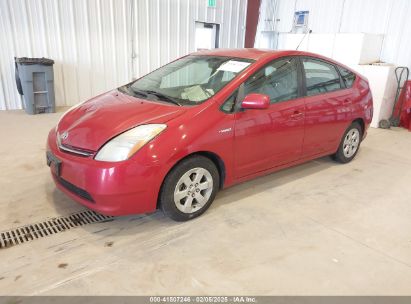 2008 TOYOTA PRIUS Red  Hybrid JTDKB20U483380455 photo #3